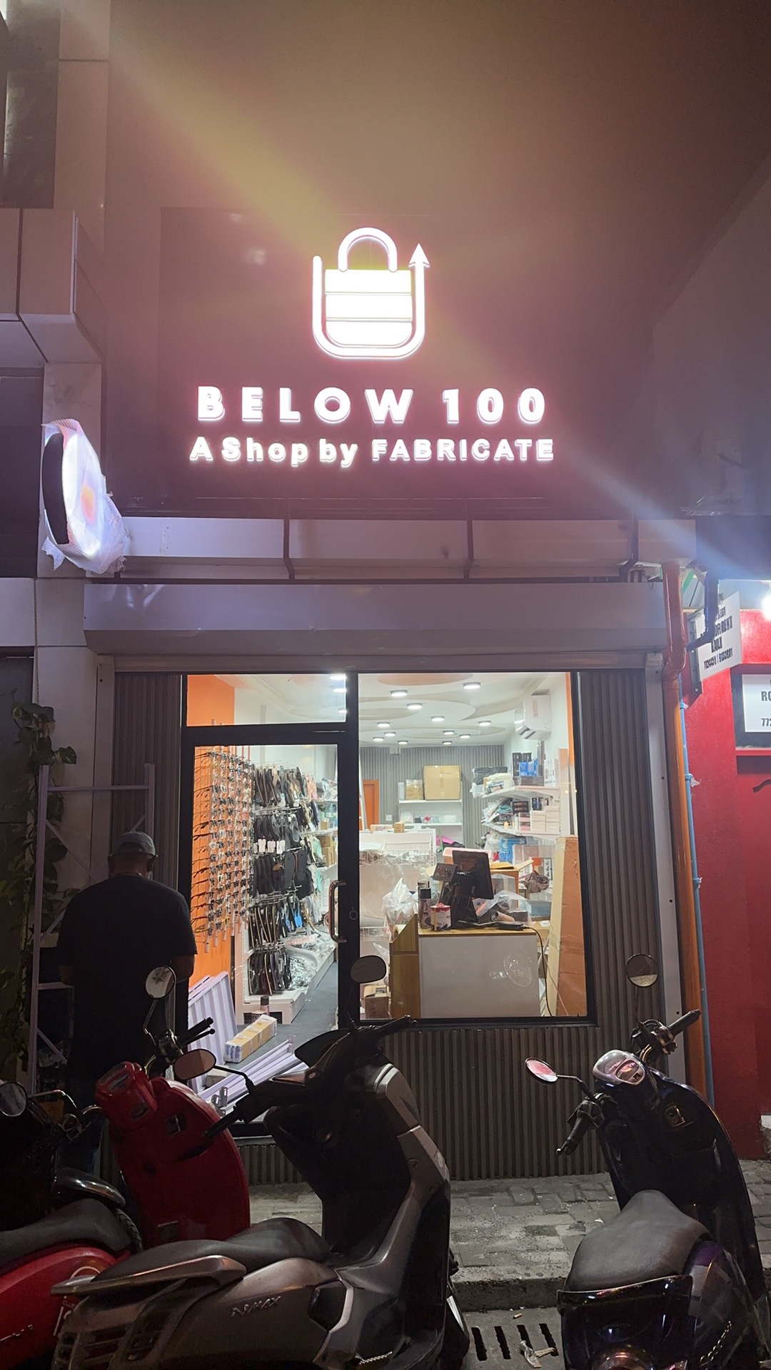 Signage lighted